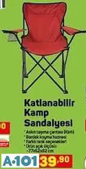 KATLANABİLİR KAMP SANDALYESİ